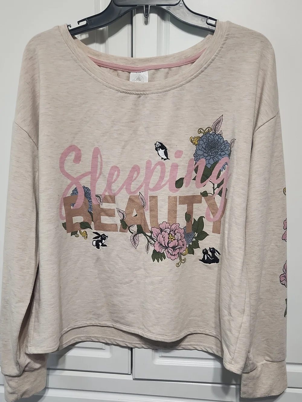 Disney Sleeping Beauty Floral Graphic Top - Picture 1 of 4